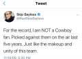 Skip Bayless Twitter