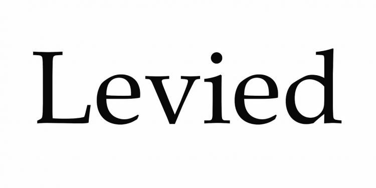 Levied - What is a Levie?