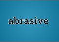 abrasive meaning