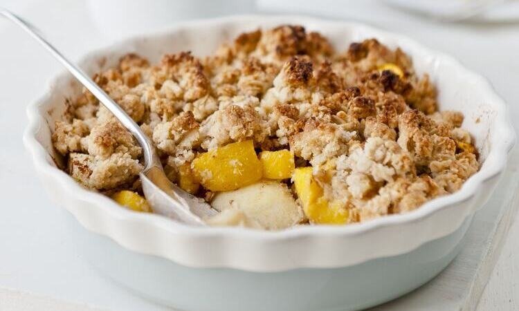 Peach Crisp Dessert