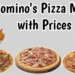 Domino's Pizza Menu