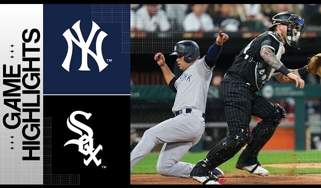 white sox vs yankees match player stats