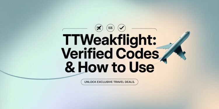 Discount Code TTweakFlight Verified Codes & How to Use