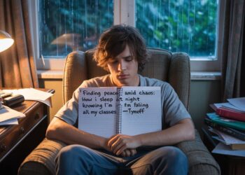 Finding Peace Amid Chaos How I Sleep at Night Knowing I’m Failing All My Classes – Tymoff
