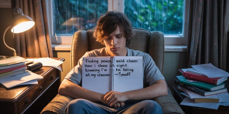 Finding Peace Amid Chaos How I Sleep at Night Knowing I’m Failing All My Classes – Tymoff