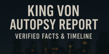 King Von Autopsy Report Verified Facts, Findings, and Timeline Explained
