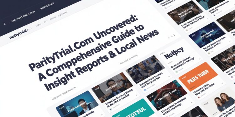 ParityTrial.com Explained Deep Insights, Local Coverage, and a Feature‑Rich Modern News Hub