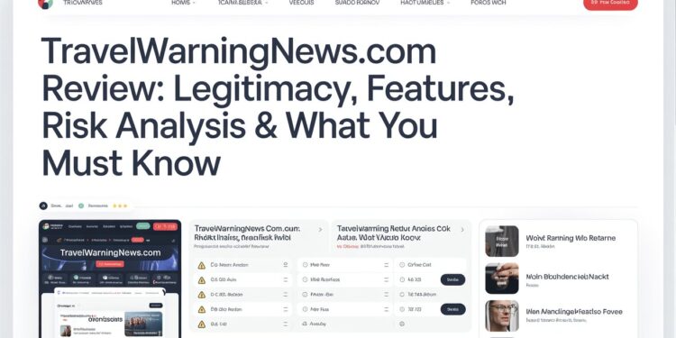 TravelWarningNews.com Review Legitimacy, Features, Risk Analysis & What You Must Know
