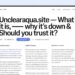 UnclearAqua.Site – What It Is, Why It’s Down & Should You Trust It