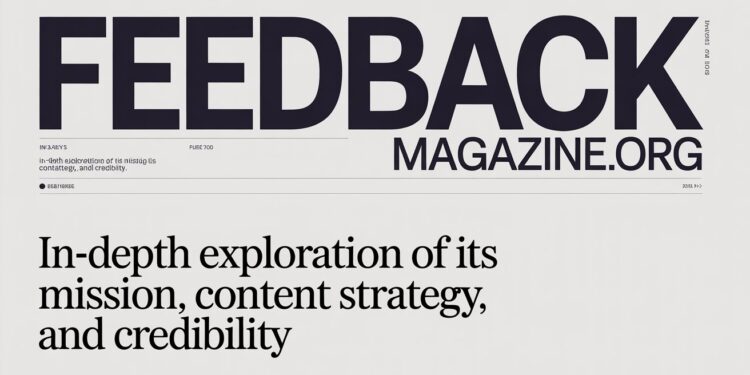 FeedbackMagazine.org In-Depth Exploration of Its Mission, Content Strategy, and Credibility