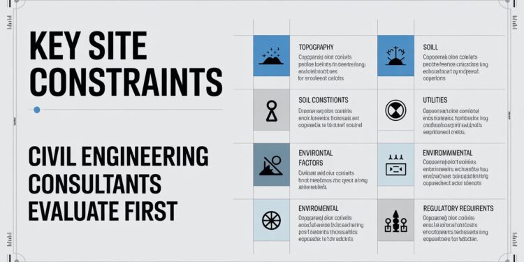 Key Site Constraints Civil Engineering Consultants Evaluate First