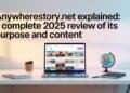 AnywhereStory.net Explained A Complete 2025 Review of Its Purpose and Content