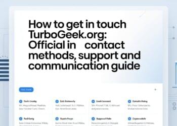 How to Get in Touch in TurboGeek.org Official Contact Methods, Support, and Communication Guide